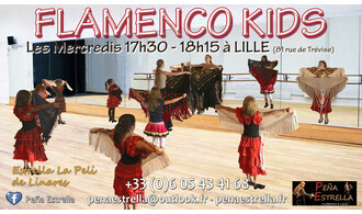 Flamenco kids - Cours de  danse Flamenco pour enfants - Peña Estrella Flamenco à Lille