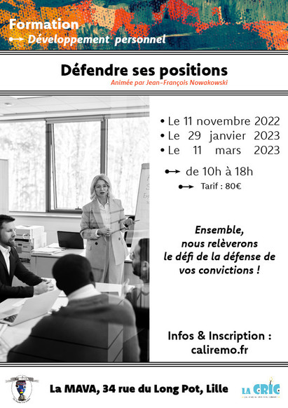 Formation - Défendre ses positions