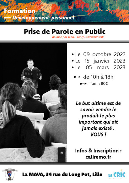 Formation - Prise de parole en public