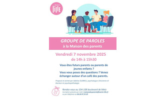 Groupe de paroles pour les parents