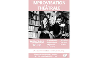 Improvisation Théâtrale à la Librairie