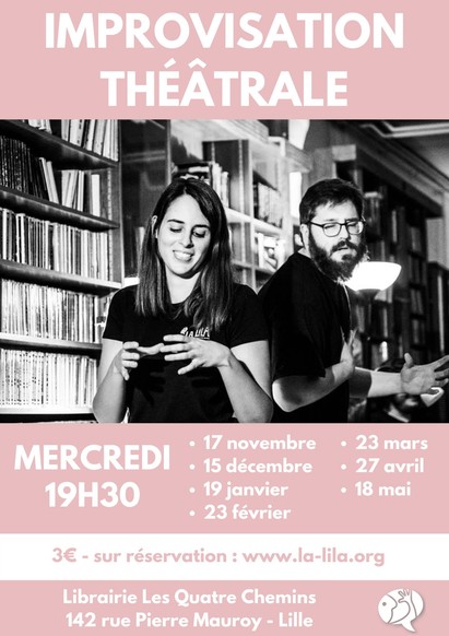 Improvisation Théâtrale à la Librairie