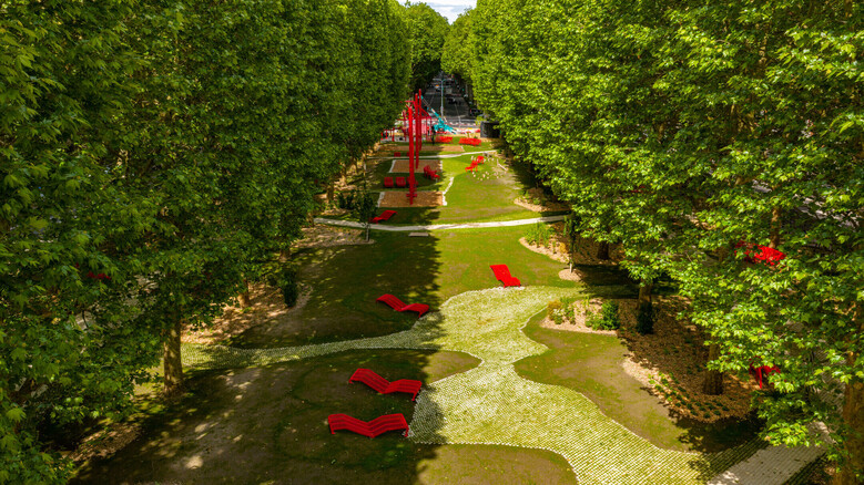 Inauguration de la place du Maréchal Leclerc