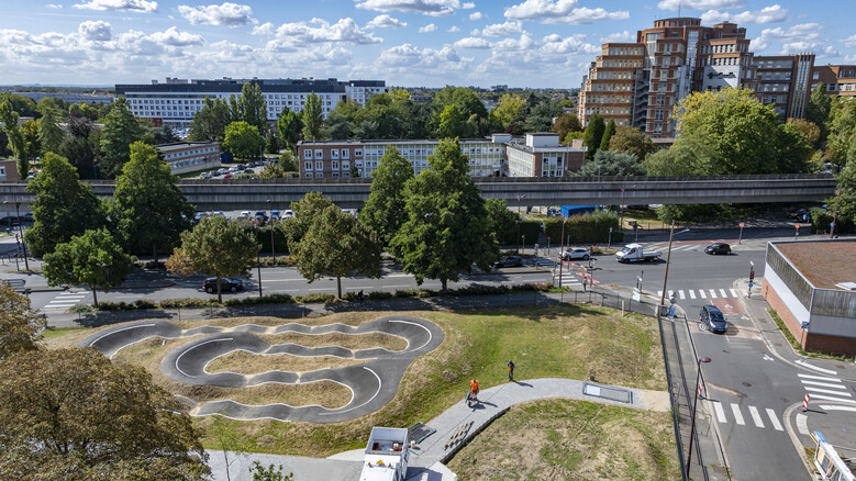 Inauguration des squares Léonard de Vinci et Oum Kalthoum