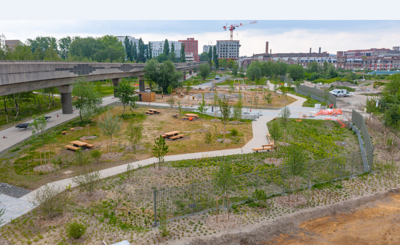Inauguration du parc Saint-Sauveur