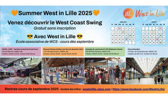 Initiation et soirée West Coast Swing avec West in Lille