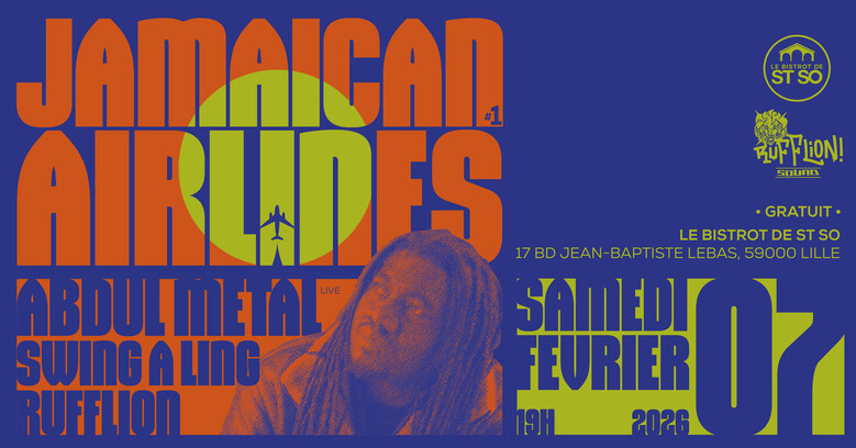 Jamaican Airlines / Abdul Metal + Swing A Ling + Rufflion
