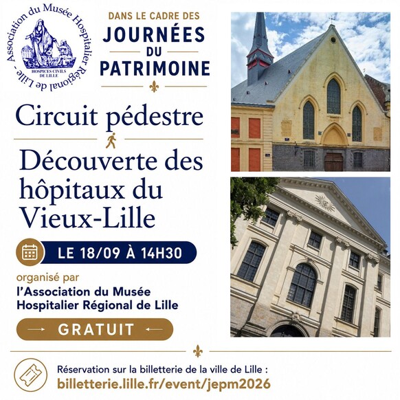 JEP : Circuit pédestre « Découverte des hôpitaux du Vieux-Lille »