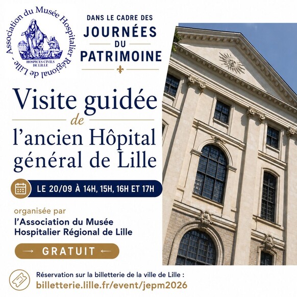 JEP : Visite guidée de l’ancien Hôpital général de Lille