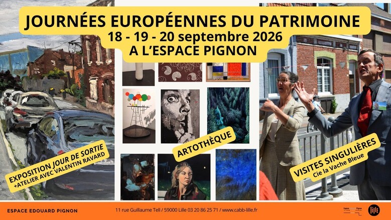 Journée européennes du patrimoine à l'Espace Pignon