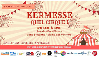 Kermesse " QUEL CIRQUE ! "
