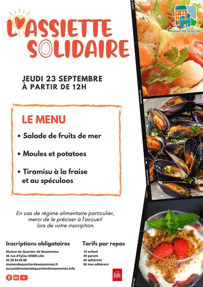 L'assiette solidaire