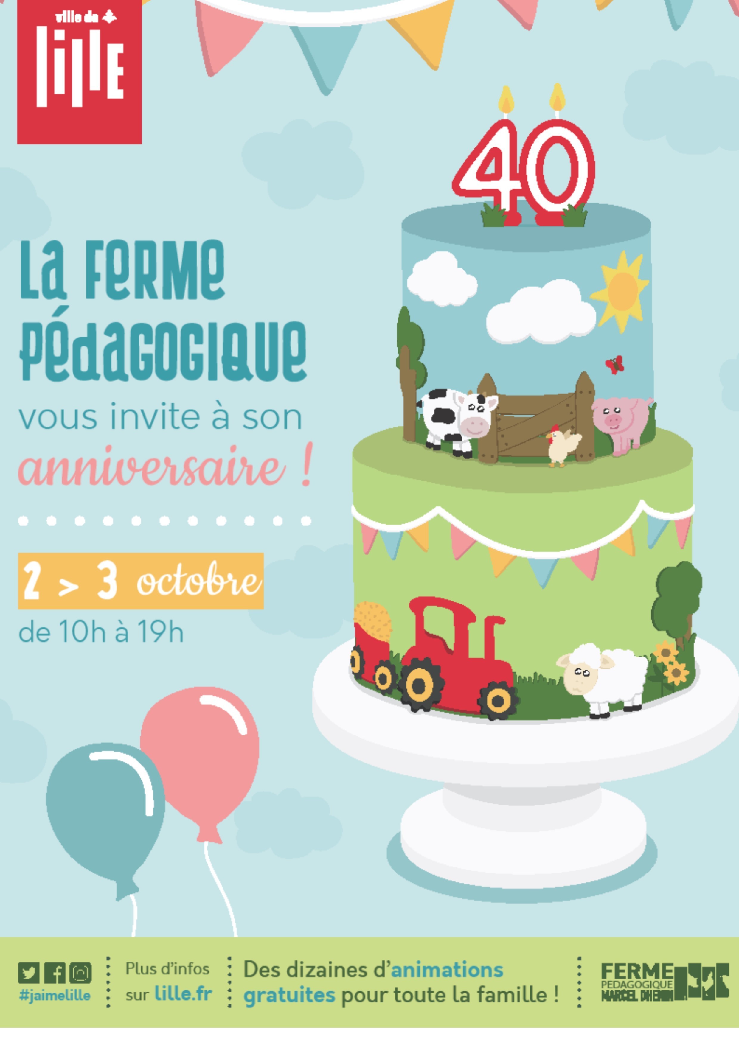 La Ferme Pedagogique De Lille Fete Ses 40 Ans Evenements Ville De Lille Adresses Horaires Calendriers Et Histoire