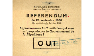 "La Vᵉ République, crise politique, crise de régime ?"