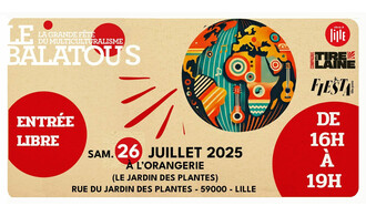 Le Balatous en concert gratuit à l’Orangerie !