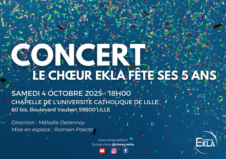 Le Chœur Ekla fête ses 5 ans !