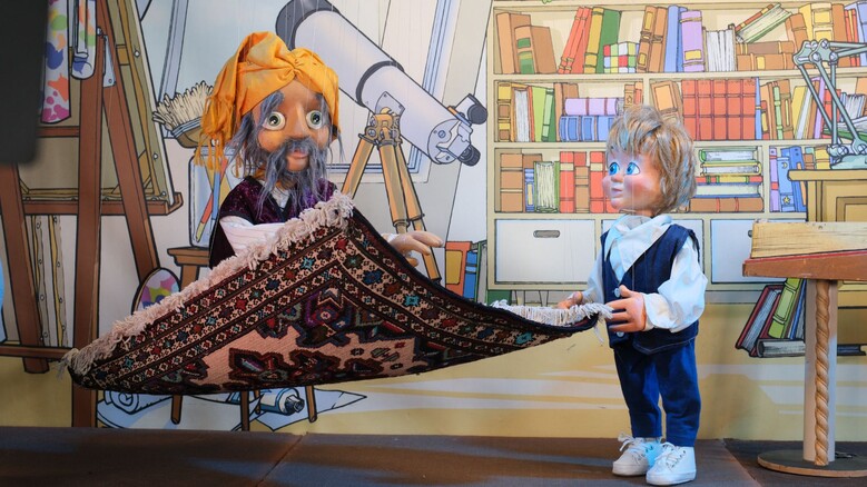 Le Parchemin des Sens - spectacle de marionnettes pour enfants et familles
