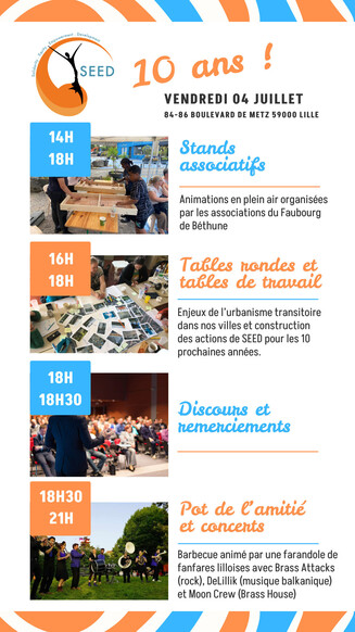 Les 10 ans de l'association SEED