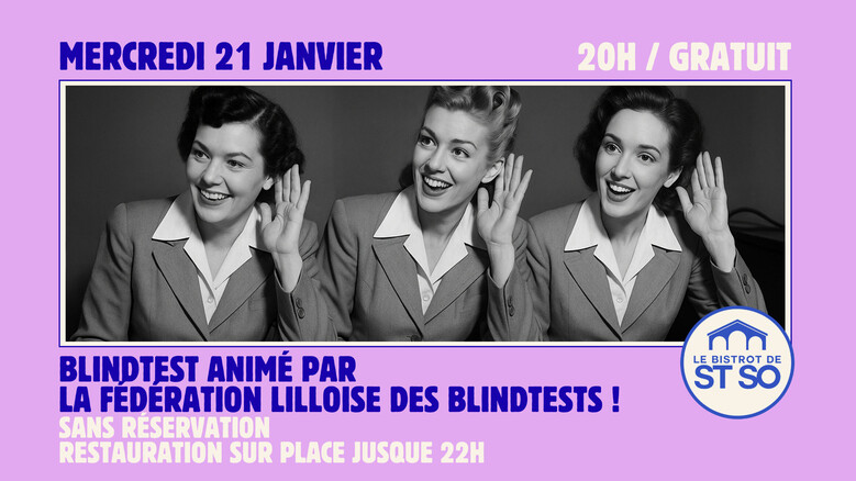 Les Mercredis Blindtest à St So !