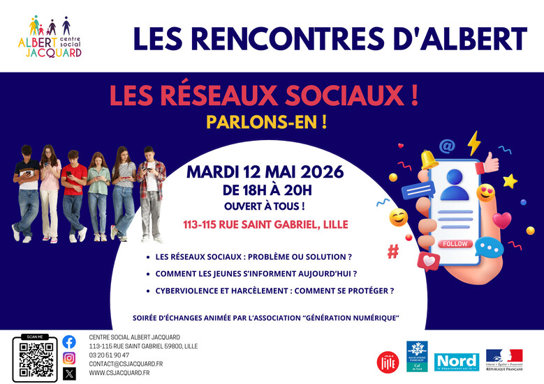 Les réseaux sociaux : Parlons-en le 12 mai 2026 !