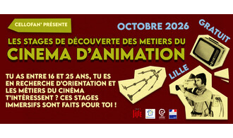 Les stages de découverte des métiers du cinéma d'animation
