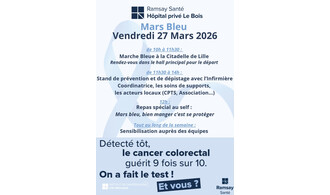 Marche bleue à la Citadelle de Lille