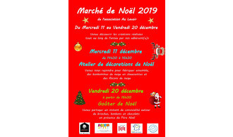 Marché de Noël 2019 de l'association Au Lavoir