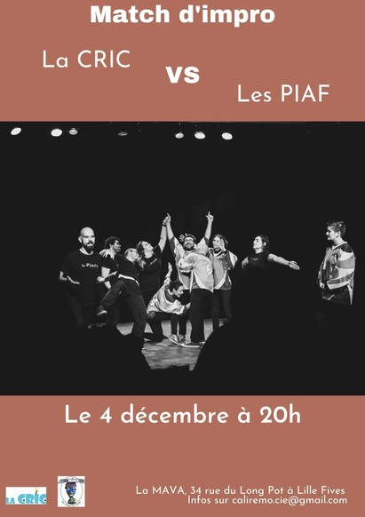 Match d'impro : la CRIC - Les PIAF