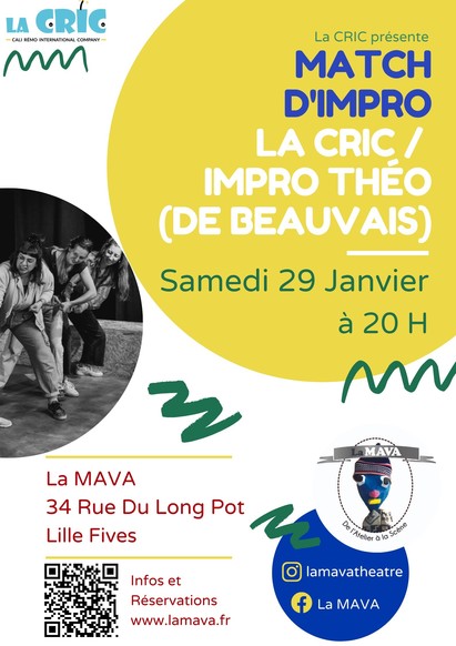 La CRIC VS Impro Théo (de Beauvais)