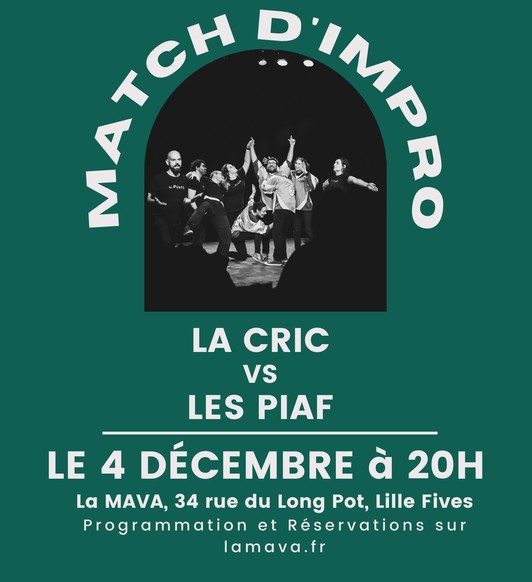 Match d'impro : la CRIC VS Les PIAF