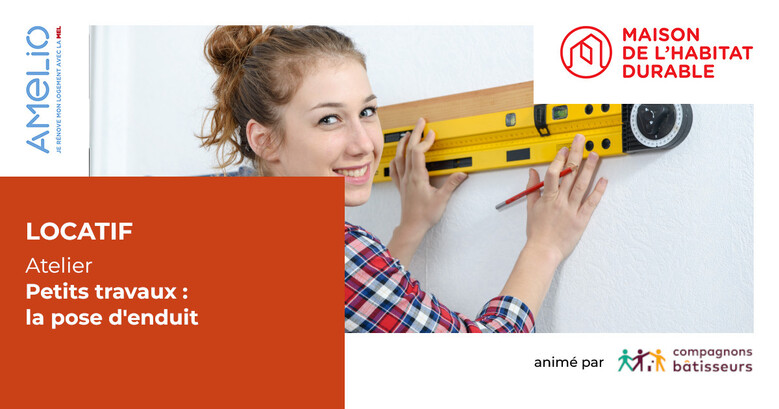 Petits travaux dans mon logement : pose d'enduit