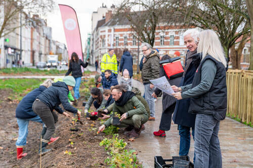 Plantation citoyenne place du Marechal Leclerc