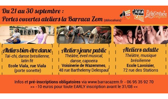 Portes ouvertes ateliers la Barraca Zem