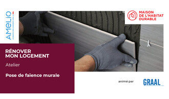 Pose de faïence murale