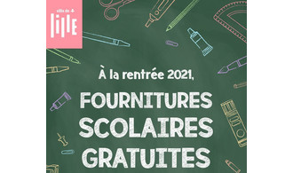 Rentrée 2021 : fournitures scolaires gratuites