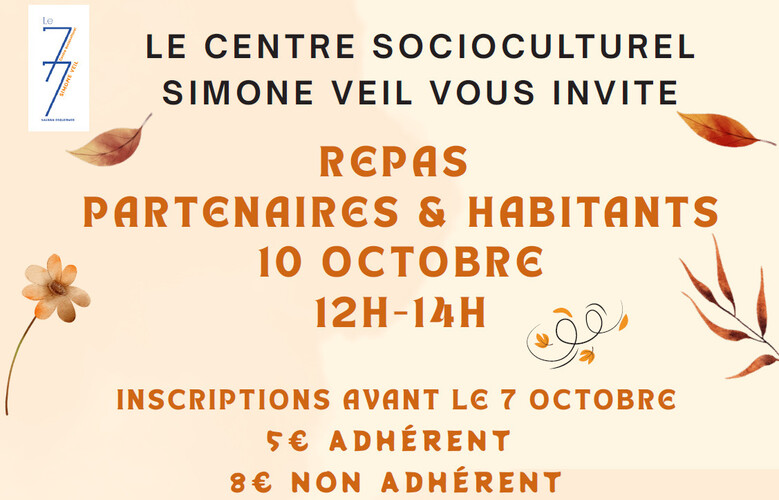 Repas des partenaires et habitants
