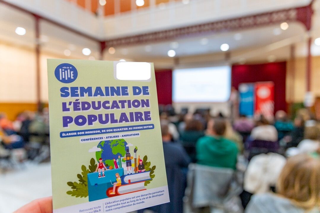 Photo: lille.fr Popular Education Week 2026 in Lille: 4th Edition Festival