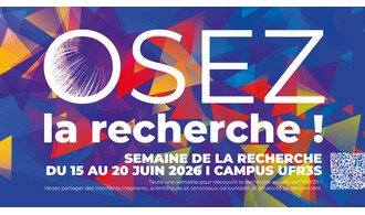 Semaine de la recherche UFR3S : découvrez les grands enjeux de demain !