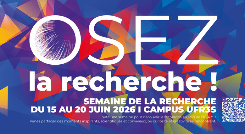 Semaine de la recherche UFR3S : découvrez les grands enjeux de demain !