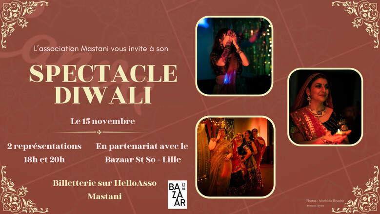 Spectacle de danses indiennes - Diwali