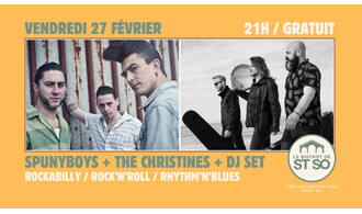 Spunyboys + The Christines + DJ SET