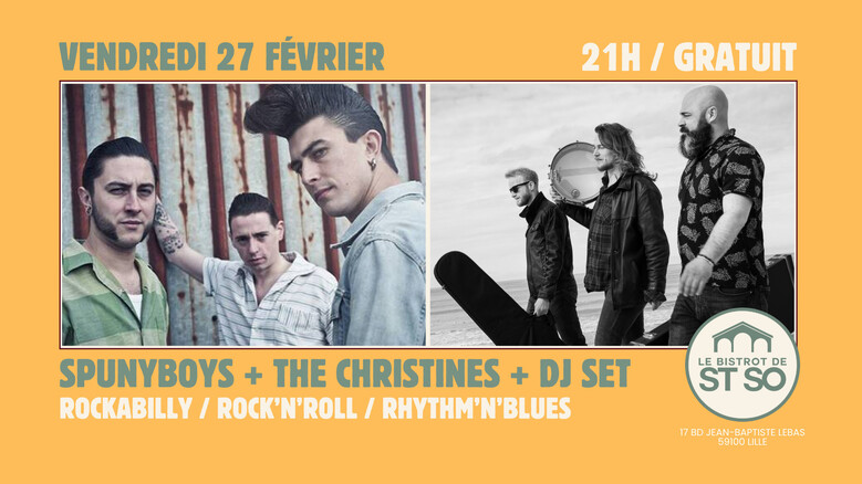 Spunyboys + The Christines + DJ SET