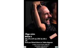 stage mime animé par Mickaël Wiame du théâtre Diagonale