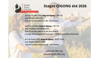 Stages Qigong été 2026