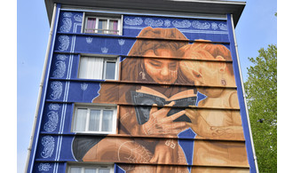 Street art et archi à vélo
