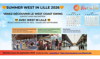 Summer West in Lille - Initiation à la danse West Coast Swing au Quartier Libre