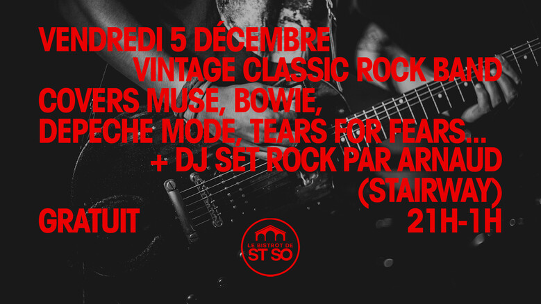 VINTAGE CLASSIC ROCK BAND + DJ ARNAUD (STAIRWAY)