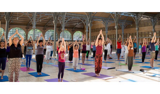 Yoga à la Halle aux sucres