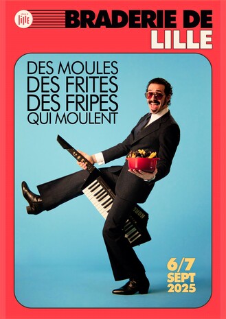 Braderie Lille 2025 visuel affiche