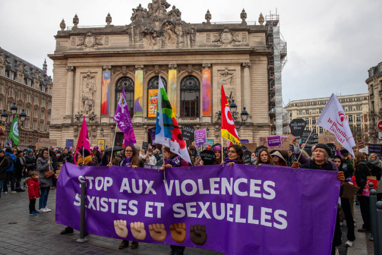 Marche contre les violences faites aux femmes. Crédit : Daniel Rapaich